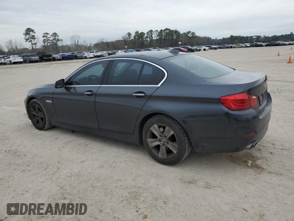 2011 BMW 5 Series 528i with VIN WBAFR1C55BC748660, listed as a Copart auction lot 45289825 with 135,768 mi miles and Salvage Title. Bid and sale history available at carsss.com. Image 2.