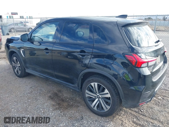 2021 Mitsubishi Outlander Sport ES with VIN JA4ARUAU5MU029246, listed as a IAAI auction lot 41690922 with 93,845 mi miles. Bid and sale history available at carsss.com. Image 3.