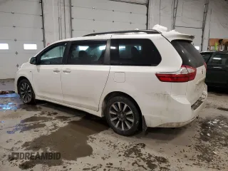 2019 Toyota Sienna XLE with VIN 5TDDZ3DC6KS218912, listed as a Copart auction lot 44767225 with 107,493 mi miles and Salvage Title. Bid and sale history available at carsss.com. Image 2.