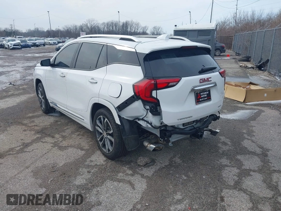 2020 GMC Terrain Denali with VIN 3GKALXEX9LL257793, listed as a IAAI auction lot 41410893 with 55,425 mi miles and . Bid and sale history available at DreamBid. Image 3.