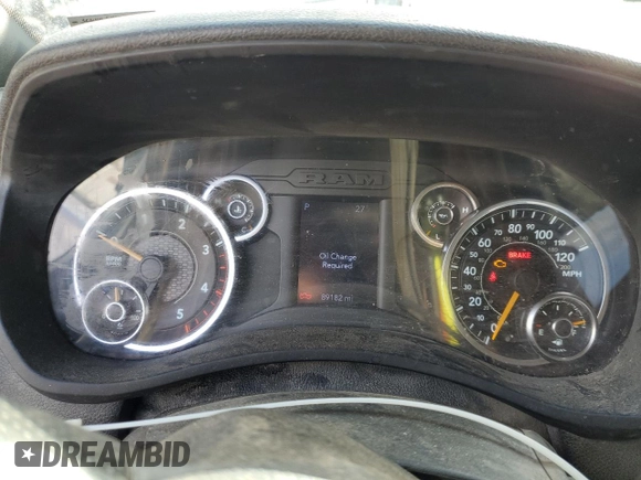 2022 Ram 2500 Tradesman with VIN 3C6UR5HL7NG203464, listed as a Copart auction lot 41596615 with 89,182 mi miles and Clean title. Bid and sale history available at DreamBid. Image 9.