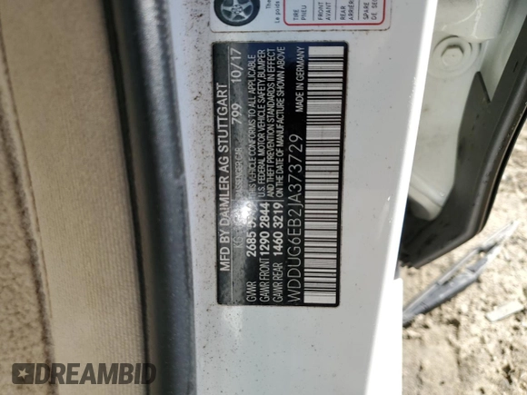 2018 Mercedes-Benz S 450 with VIN WDDUG6EB2JA373729, listed as a Copart auction lot 82987934 with Not Provided miles and Salvage Title. Bid and sale history available at DreamBid. Image 12.