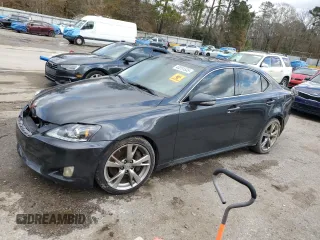 2010 Lexus IS 350 with VIN JTHBE5C24A5024437, listed as a Copart auction lot 43251535 with 154,276 mi miles and Clean Title. Bid and sale history available at DreamBid. Image 1.