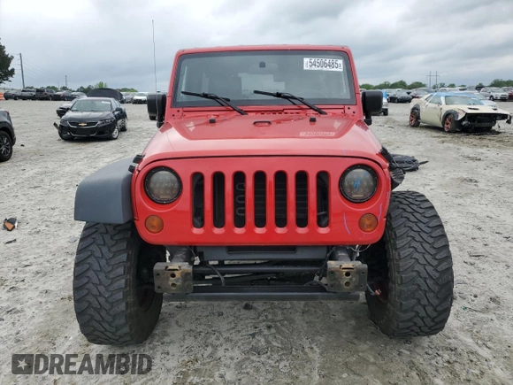 2008 Jeep Wrangler Unlimited X with VIN 1J4GA39118L607733, listed as a Copart auction lot 54506485 with 114,975 mi miles and Salvage Title. Bid and sale history available at DreamBid. Image 5.