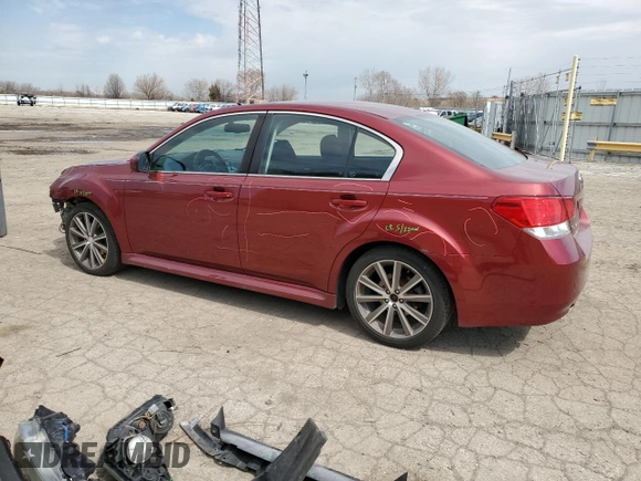2013 Subaru Legacy 2.5i Sport with VIN 4S3BMCG6XD3025470, listed as a Copart auction lot 50873325 with 192,566 mi miles and Salvage Title. Bid and sale history available at carsss.com. Image 2.