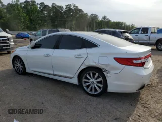 2014 Hyundai Azera Limited z VIN KMHFH4JG3EA352749, wystawiony jako Copart lot #55457525 z przebiegiem Nie podano mil oraz Szkoda całkowita • Salvage title. Historia ofert i sprzedaży dostępna na DreamBid. Obrazek 2.