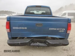 2004 Dodge Dakota Sport with VIN 1D7HL38K34S524373, listed as a Copart auction lot 47270165 with 158,308 mi miles and Salvage Title. Bid and sale history available at carsss.com. Image 6.