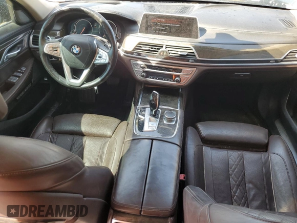 2016 BMW 7 Series 740i with VIN WBA7E2C54GG547029, listed as a Copart auction lot 49001355 with 109,385 mi miles and Clean Title. Bid and sale history available at carsss.com. Image 8.