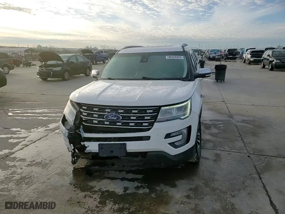2017 Ford Explorer Platinum with VIN 1FM5K8HT1HGA06952, listed as a Copart auction lot 88350455 with 106,083 mi miles and Salvage Title. Bid and sale history available at carsss.com. Image 15.