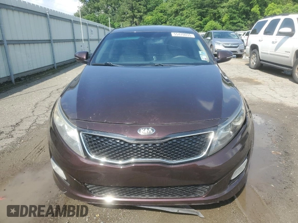 2015 Kia Optima LX with VIN 5XXGM4A72FG440265, listed as a Copart auction lot 55470055 with Not Provided miles and Clean Title. Bid and sale history available at carsss.com. Image 5.