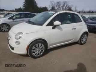 2015 FIAT 500 Pop with VIN 3C3CFFDR6FT619824, listed as a Copart auction lot 45993315 with 77,926 mi miles and Salvage title. Bid and sale history available at DreamBid. Image 1.