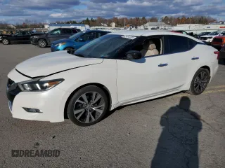 2016 Nissan Maxima S with VIN 1N4AA6AP3GC417157, listed as a Copart auction lot 82451224 with 139,345 mi miles and Salvage Title. Bid and sale history available at DreamBid. Image 1.