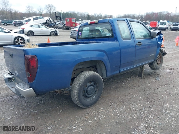 2005 Chevrolet Colorado Z85 with VIN 1GCCS198X58223077, listed as a IAAI auction lot 41947480 with 198,930 mi miles. Bid and sale history available at carsss.com. Image 4.