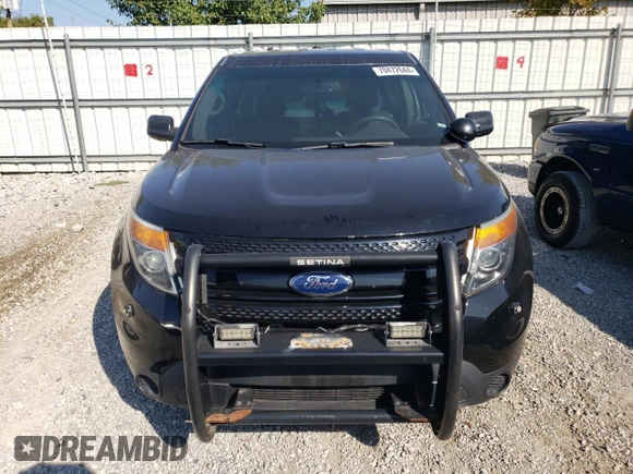 2015 Ford Utility Police Interceptor with VIN 1FM5K8ARXFGC68609, listed as a Copart auction lot 70472644 with 128,891 mi miles and Salvage Title. Bid and sale history available at carsss.com. Image 5.