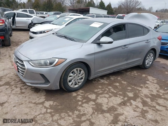 2017 Hyundai Elantra SE with VIN 5NPD74LF8HH149548, listed as a IAAI auction lot 41593452 with 153,712 mi miles. Bid and sale history available at carsss.com. Image 2.