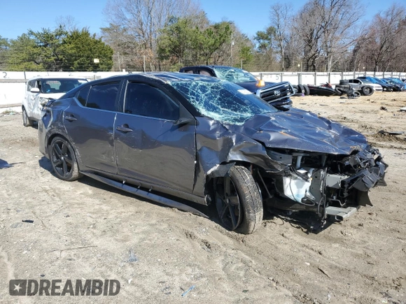 2022 Nissan Sentra SR with VIN 3N1AB8DV2NY229556, listed as a Copart auction lot 50306535 with 47,121 mi miles and Salvage Title. Bid and sale history available at carsss.com. Image 4.