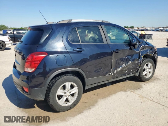 2022 Chevrolet Trax LT with VIN KL7CJPSM4NB539183, listed as a Copart auction lot 53267095 with 54,987 mi miles and Clean title. Bid and sale history available at DreamBid. Image 3.