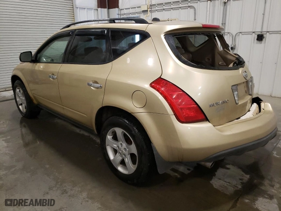2004 Nissan Murano SL with VIN JN8AZ08W04W310028, listed as a Copart auction lot 84245544 with 168,414 mi miles and Salvage Title. Bid and sale history available at carsss.com. Image 2.