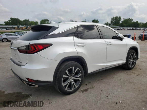 2021 Lexus RX 350 with VIN 2T2HZMDAXMC285784, listed as a Copart auction lot 56919925 with 64,842 mi miles and Salvage title. Bid and sale history available at DreamBid. Image 3.