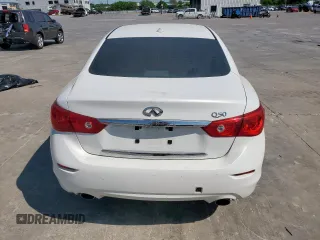 2014 Infiniti Q50 Premium with VIN JN1BV7AP5EM684822, listed as a Copart auction lot 53028845 with 0 mi miles and Salvage Title. Bid and sale history available at carsss.com. Image 6.