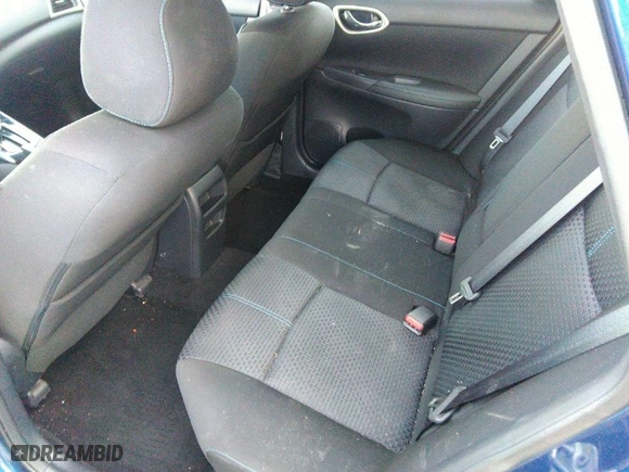 2017 Nissan Sentra SV with VIN 3N1AB7AP9HY238680, listed as a IAAI auction lot 36552805 with 55,490 mi miles. Bid and sale history available at carsss.com. Image 8.