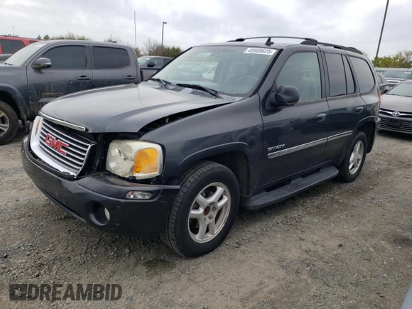2006 GMC Envoy SLE with VIN 1GKDS13S762243434, listed as a Copart auction lot 49508625 with 192,860 mi miles and Salvage Title. Bid and sale history available at carsss.com. Image 1.
