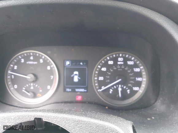 2017 Hyundai Tucson SE Plus with VIN KM8J33A49HU584557, listed as a IAAI auction lot 41853951 with 105,602 mi miles. Bid and sale history available at carsss.com. Image 7.