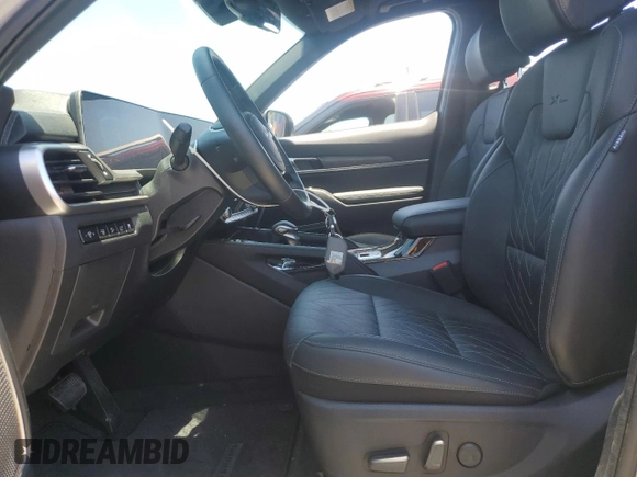 2024 Kia Telluride EX X-Line with VIN 5XYP3DGC1RG540896, listed as a Copart auction lot 57520235 with 12,097 mi miles and Salvage title. Bid and sale history available at DreamBid. Image 7.