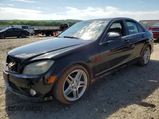 2008 Mercedes-Benz C 300 Sport with VIN WDDGF54X38R014120, listed as a Copart auction lot 56122985 with 182,099 mi miles and Salvage title. Bid and sale history available at DreamBid. Image 1.