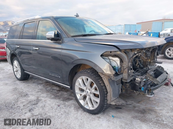 2018 Ford Expedition Platinum with VIN 1FMJU1MT6JEA54048, listed as a IAAI auction lot 41316670 with 65,496 mi miles. Bid and sale history available at carsss.com. Image 1.