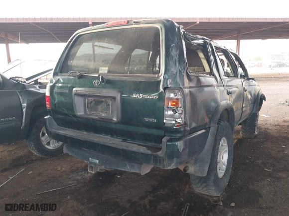 1999 Toyota 4Runner SR5 with VIN JT3HN86R0X0230192, listed as a IAAI auction lot 41279545 with 239,921 mi miles. Bid and sale history available at carsss.com. Image 4.