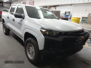 2024 Chevrolet Colorado 2WD Work Truck with VIN 1GCGSBEC8R1213406, listed as a IAAI auction lot 41740445 with 13,072 mi miles and . Bid and sale history available at DreamBid. Image 1.