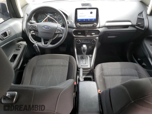 2020 Ford EcoSport SE with VIN MAJ6S3GL3LC327829, listed as a Copart auction lot 49711485 with 42,396 mi miles and Salvage Title. Bid and sale history available at carsss.com. Image 8.