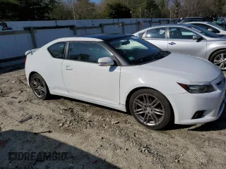 2011 Scion tC with VIN JTKJF5C75B3018528, listed as a Copart auction lot 51019405 with 76,346 mi miles and Salvage Title. Bid and sale history available at carsss.com. Image 4.