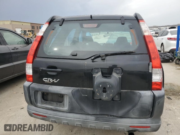 2005 Honda CR-V LX with VIN SHSRD68575U300649, listed as a Copart auction lot 48797705 with 258,830 mi miles and Salvage Title. Bid and sale history available at DreamBid. Image 6.