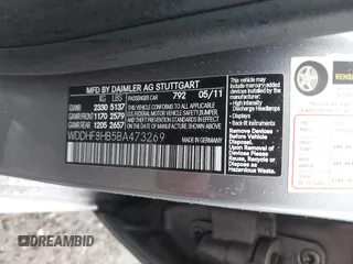 2011 Mercedes-Benz E 350 Luxury with VIN WDDHF8HB5BA473269, listed as a IAAI auction lot 42175007 with 121,506 mi miles and . Bid and sale history available at DreamBid. Image 9.