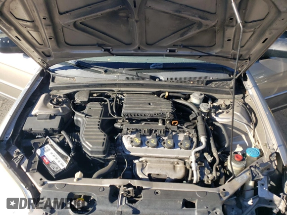 2001 Honda Civic LX with VIN 1HGES15561L022838, listed as a Copart auction lot 83866374 with 179,691 mi miles and Salvage Title. Bid and sale history available at DreamBid. Image 11.