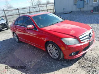 2009 Mercedes-Benz C-Class 3.0L Sport with VIN WDDGF54X59R067029, listed as a IAAI auction lot 41819895 with 180,000 mi miles. Bid and sale history available at carsss.com. Image 1.