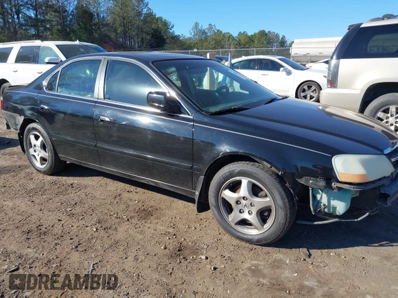 2003 Acura TL with VIN 19UUA56663A018784, listed as a IAAI auction lot 41407138 with 123,999 mi miles. Bid and sale history available at carsss.com. Image 1.