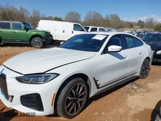 2023 BMW i4 eDrive40 with VIN WBY73AW08PFN72118, listed as a IAAI auction lot 41849570 with 27,118 mi miles. Bid and sale history available at carsss.com. Image 15.