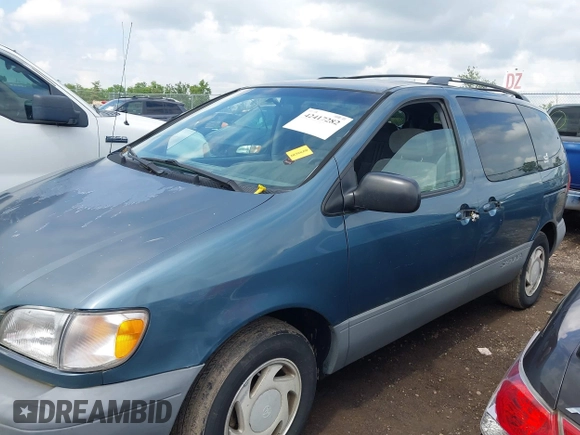 2000 Toyota Sienna LE z VIN 4T3ZF13C2YU215548, wystawiony jako IAAI lot #42417282 z przebiegiem 182 039 mil mil oraz . Historia ofert i sprzedaży dostępna na DreamBid. Obrazek 14.