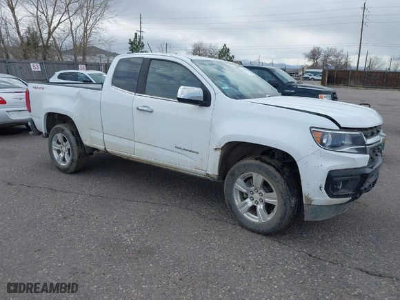 2022 Chevrolet Colorado 4WD LT with VIN 1GCHTCEA0N1249378, listed as a IAAI auction lot 41733075 with 37,641 mi miles. Bid and sale history available at carsss.com. Image 1.