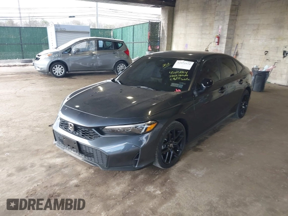 2025 Honda Civic Sport with VIN 2HGFE2F57SH524448, listed as a IAAI auction lot 42051024 with 23,270 mi miles and . Bid and sale history available at DreamBid. Image 17.