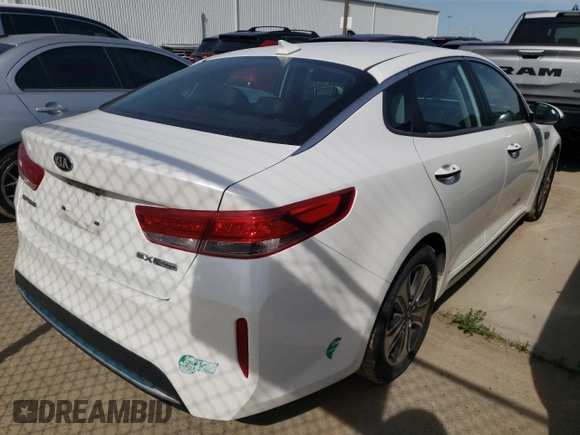 2017 Kia Optima EX z VIN KNAGV4LD2H5011454, wystawiony jako Copart lot #48022875 z przebiegiem 157 087 mil mil oraz Czysty tytuł • Clean title. Historia ofert i sprzedaży dostępna na DreamBid. Obrazek 3.