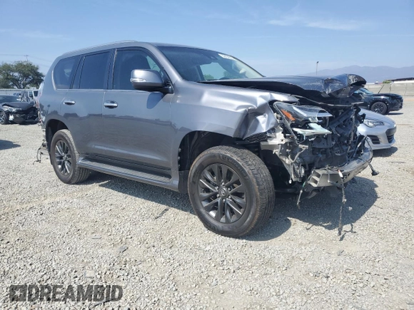 2021 Lexus GX 460 Premium with VIN JTJAM7BX0M5296381, listed as a Copart auction lot 59434355 with 52,052 mi miles and Salvage title. Bid and sale history available at DreamBid. Image 4.