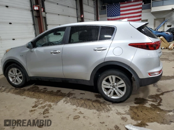 2017 Kia Sportage LX z VIN KNDPMCAC4H7036399, wystawiony jako Copart lot #57631155 z przebiegiem 89 803 mil mil oraz Szkoda całkowita • Salvage title. Historia ofert i sprzedaży dostępna na DreamBid. Obrazek 2.