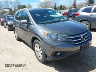 2013 Honda CR-V EX-L z VIN 2HKRM4H74DH617737, wystawiony jako IAAI lot #42139410 z przebiegiem 218 533 mil mil oraz . Historia ofert i sprzedaży dostępna na DreamBid. Obrazek 1.