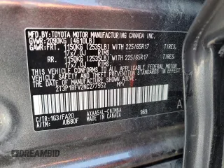 2022 Toyota RAV4 XLE z VIN 2T3P1RFV2NC277952, wystawiony jako Copart lot #61972445 z przebiegiem 46 798 mil mil oraz Szkoda całkowita • Salvage title. Historia ofert i sprzedaży dostępna na DreamBid. Obrazek 12.