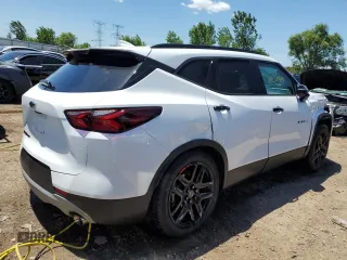 2022 Chevrolet Blazer LT with VIN 3GNKBJR47NS228602, listed as a Copart auction lot 58122064 with 24,317 mi miles and Salvage title. Bid and sale history available at DreamBid. Image 3.