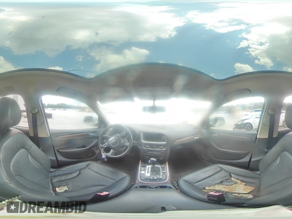 2012 Audi Q5 Premium Plus with VIN WA1DKAFP2CA082862, listed as a Copart auction lot 64500115 with 198,550 mi miles and Salvage title. Bid and sale history available at DreamBid. Image 14.